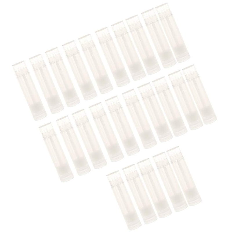 Shree Maha Clear Empty Lip Gloss Tubes 50 Piece Set of 5g DIY Lipstick Refillable Cosmetic Containers for Custom Designs - Image 1