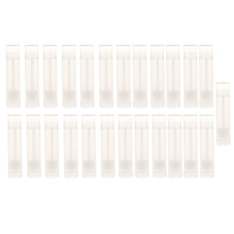 Shree Maha Clear Empty Lip Gloss Tubes 50 Piece Set of 5g DIY Lipstick Refillable Cosmetic Containers for Custom Designs - Image 2