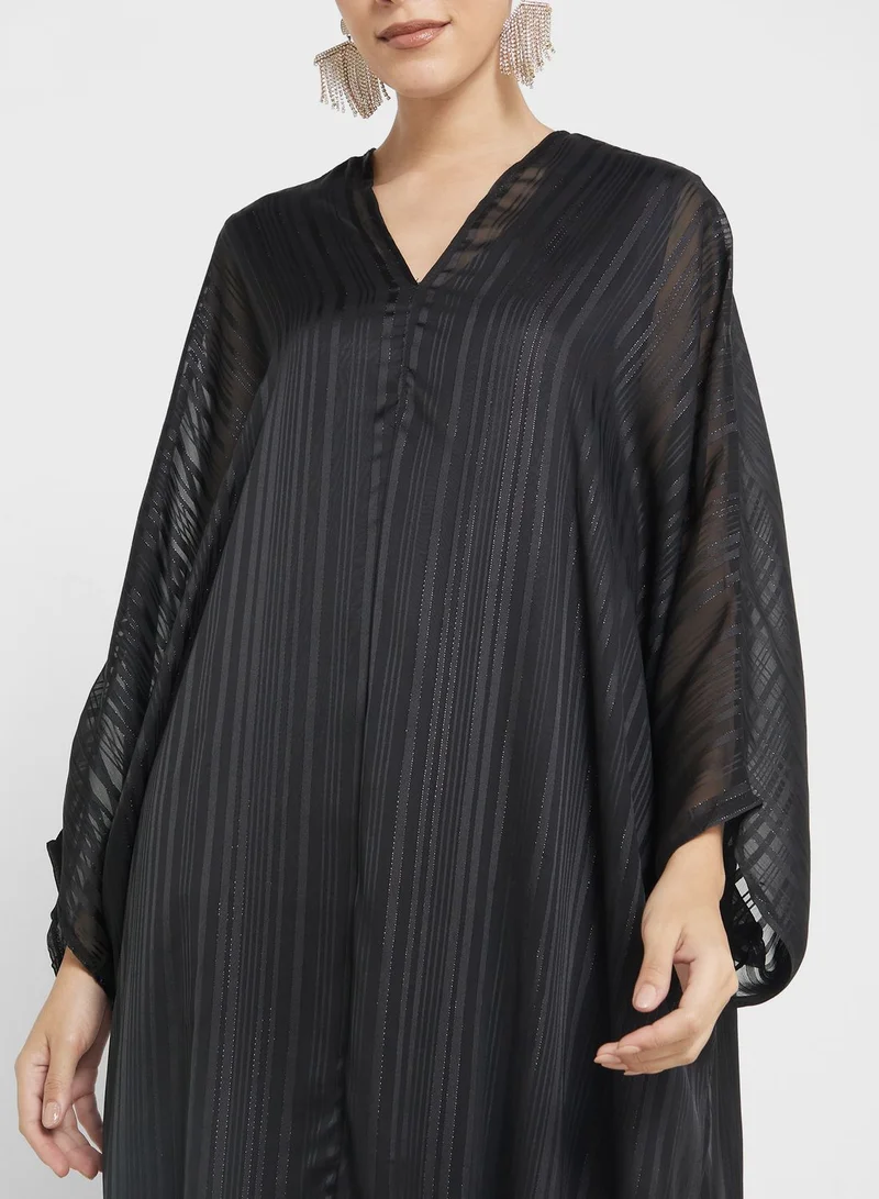 خزانة Satin Abaya With Inner