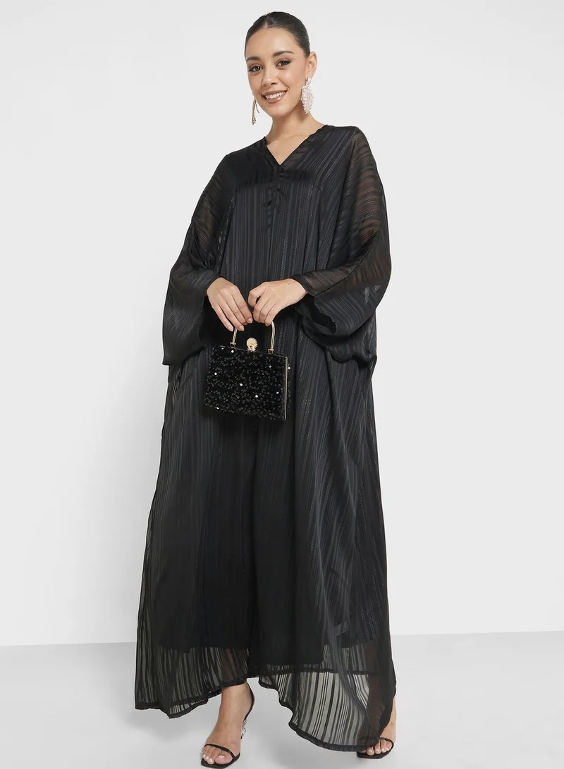 خزانة Satin Abaya With Inner