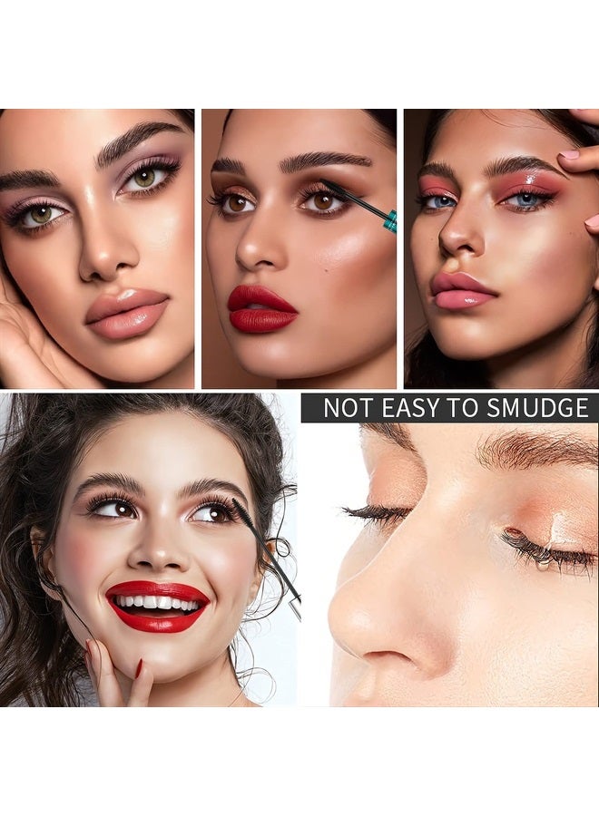 Lash Cosmetics Vibely Mascara, 2 in 1 Thrive Mascara Liquid Lash Extensions for Natural Lengthening And Thickening Effect ,Vibely Mascara 5x Longer Waterproof and washable, Beauty Charming Eye Make up