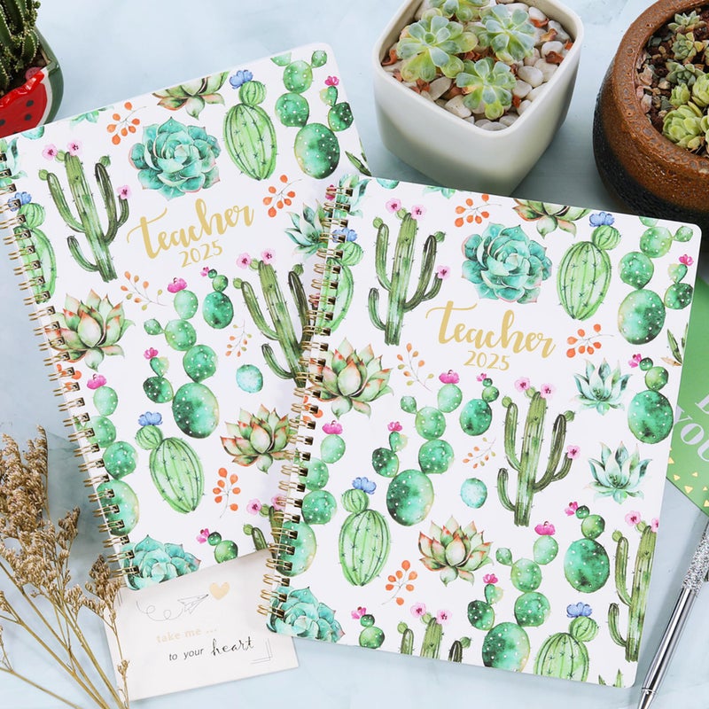 MaaIbok 2025 Teacher Planner - Lesson Planner 2025 from Jan 2025 - Dec 2025, 8'' x 10'', Lesson Plan Book, Weekly & Monthly Lesson Planner with Quotes - Image 2
