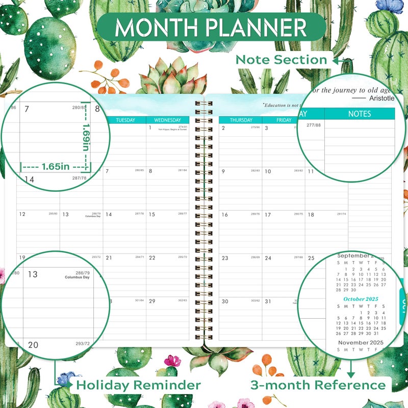 MaaIbok 2025 Teacher Planner - Lesson Planner 2025 from Jan 2025 - Dec 2025, 8'' x 10'', Lesson Plan Book, Weekly & Monthly Lesson Planner with Quotes - Image 3