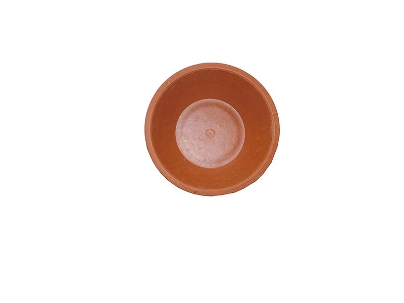 CRAFT PARK Craft Park Earthen Pot Terracotta Bird Bath Earth Brown Round Shape  - Image 2