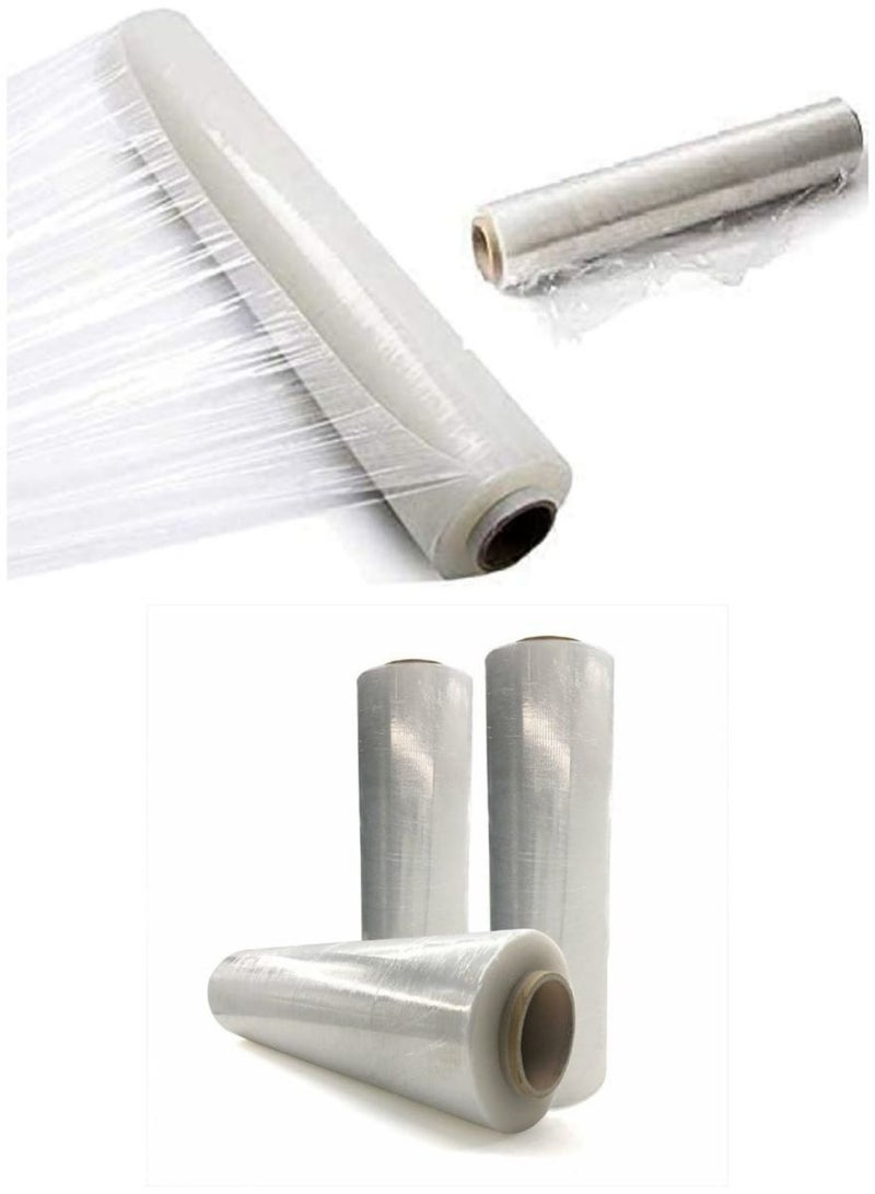 Generic 5 Piece Stretch Wrapping Film 3 Kg Roll Clear 50 Cm Length  - Image 1