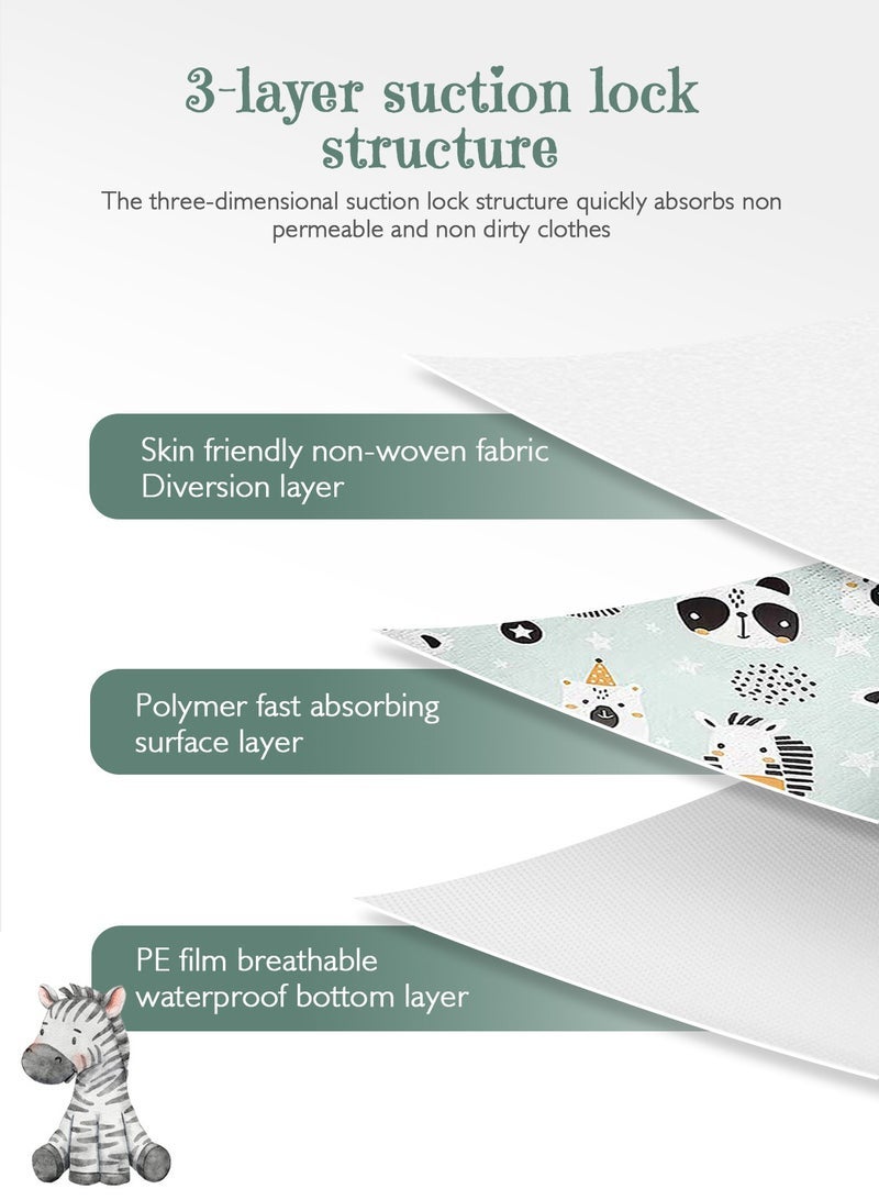 URbazaar 40 Pcs Baby Disposable Bibs Travel Feeding Bib- Leakproof Liner, Food Catcher Pocket for 6-18 Months Babies Toddlers - Image 3