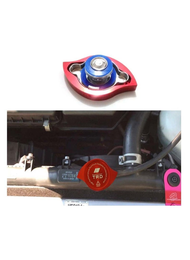 Generic Trd Radiator Cap Cover Fit For Toyota - Red  - Image 3