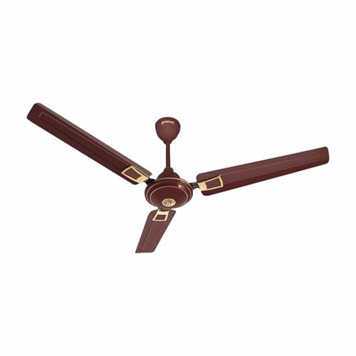 DIGISMART Apsara 1200mm Ceiling Fan, BEE Approved One Star Rating,390 RPM High Speed Air Delivery, Aerodynamic Larger Blade, Anti Dust Coating, 60 Watt Motor, 2 Years Warranty (Dark Brown) - Image 1