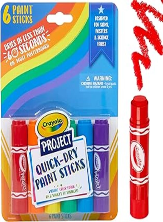 Crayola 6 Paint Sticks