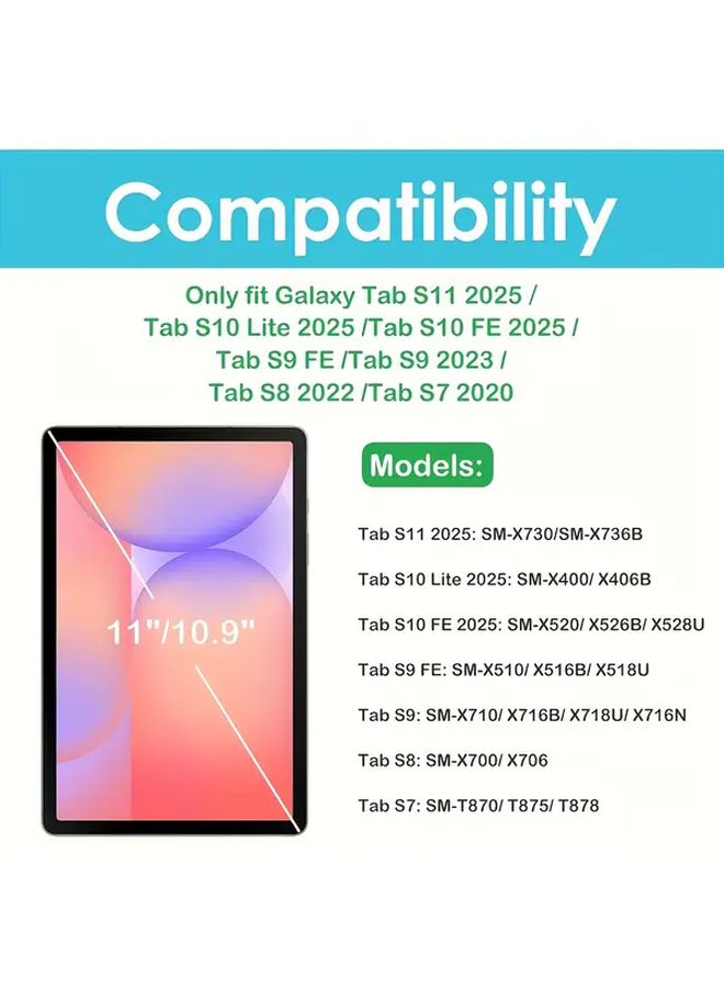 2 Pack Tempered Glass Screen Protector for Samsung Galaxy Tab S7 S8 S9 S9FE 11 Inch - Image 2