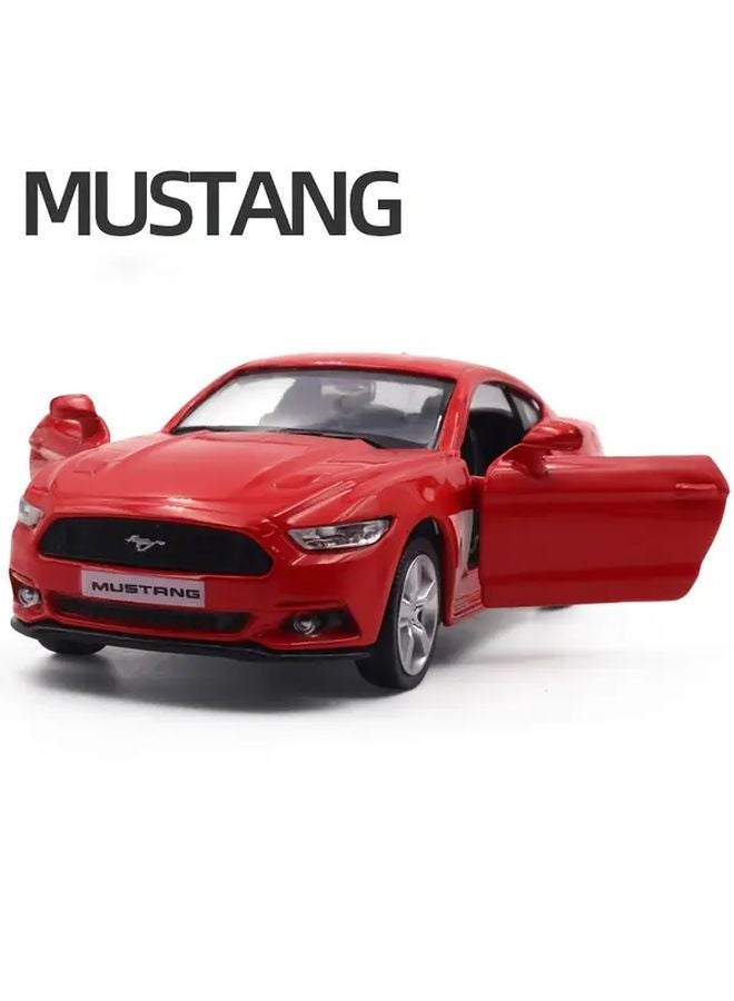 Red Alloy Ford Mustang Toy Car Mako Dafa Model For Halloween Christmas Gifts - Image 2