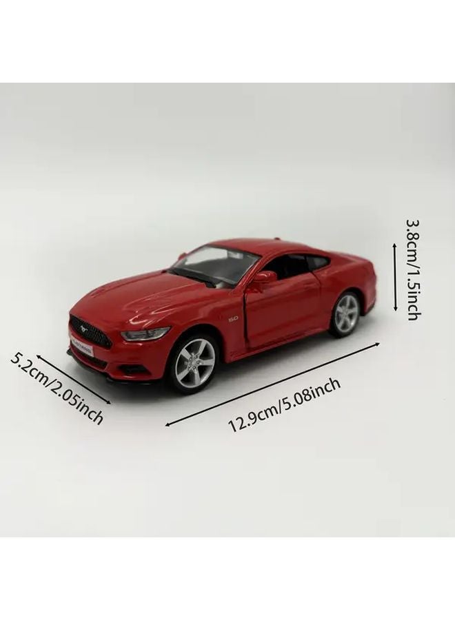 Red Alloy Ford Mustang Toy Car Mako Dafa Model For Halloween Christmas Gifts - Image 3