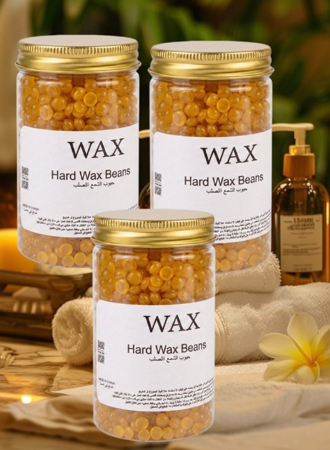 Wax 3 Pieces Hard Wax Beans Golden - Image 1