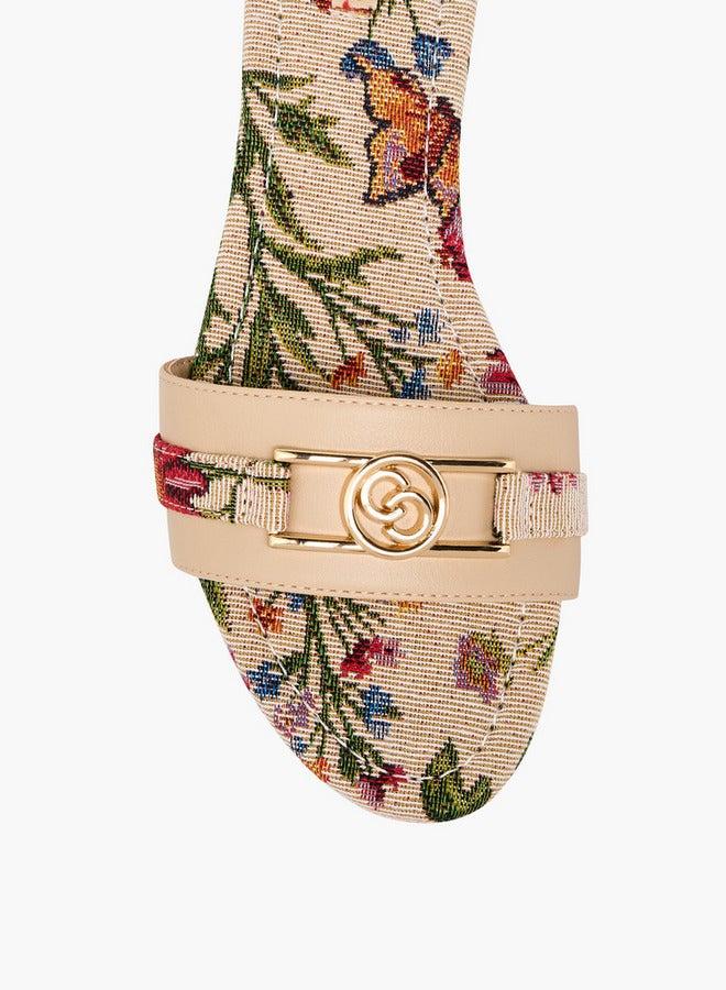 Celeste Women's Printed Slip-On Flat Sandals - Image 4