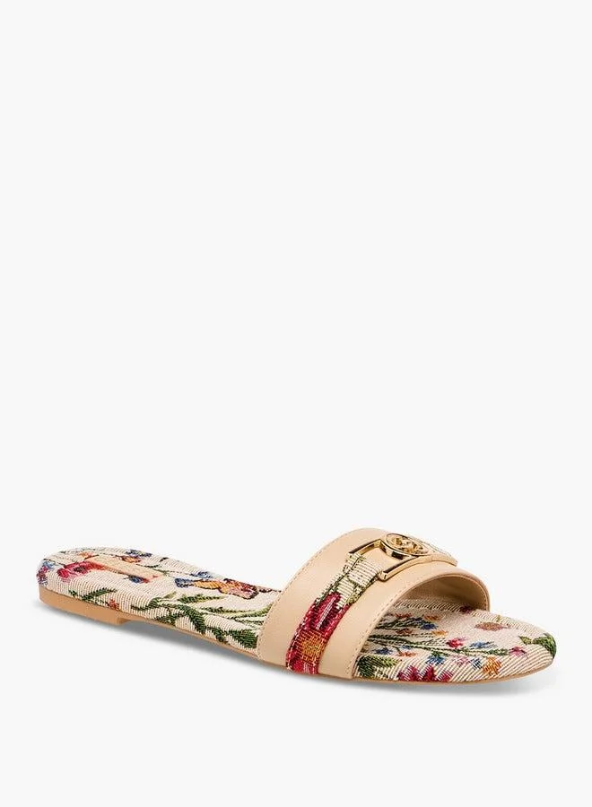Celeste Women's Printed Slip-On Flat Sandals