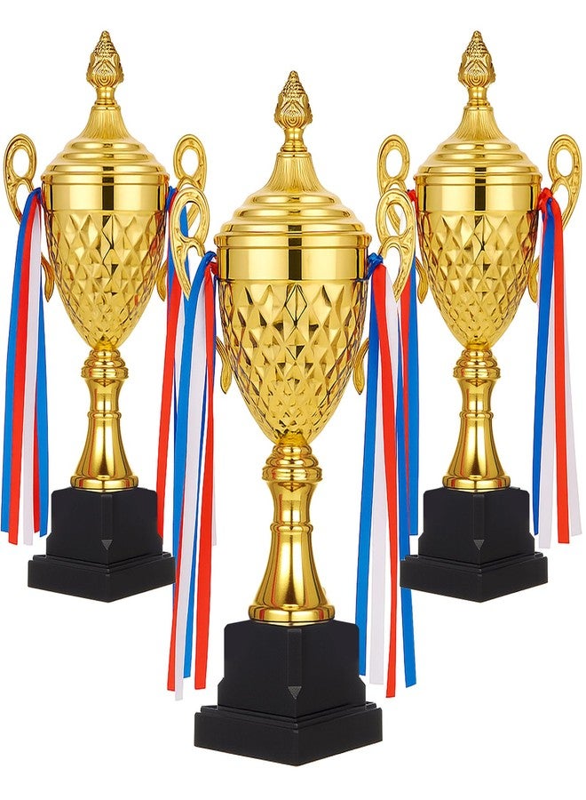 كأس ليليافار لكرة القدم، كأس ذهبي كبير، جوائز معدنية، كأس العالم لكرة القدم، لبطولات كأس الرياضة، مسابقات كرة السلة، البطولات، الاحتفالات، الحفلات، الهدايا (3 قطع، 16 × 7.9 بوصة) - Image 1