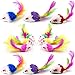 VOVIGGOL Cat Mice Toys for Indoor Cats 12PCS 5 Color Variety Mouse Cat Toy for Cats Furry Cat Toy Mice Rattle Small Mouse Kitten Interactive Play - Image 3