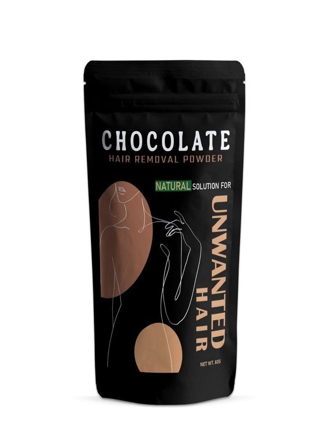 PUNZONE بودرة شمع الجسم والوجه بنكهة الشوكولاتة من بونزون - إزالة سريعة للشعر من الذراعين والساقين والوجه | حل بسيط لإزالة الشعر بالشمع في المنزل للحصول على نتائج ناعمة كالحرير - Image 1