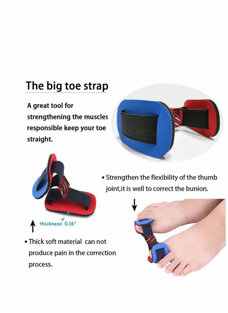 Bunion Corrector Splint Cushions Orthopedic Toe Separator Support Splint Turf Brace Spacer Straightener Protector Socks Hammertoe Relief Pain Treatment Elastic Cushion Hammer Toe Aid Alignment Insole