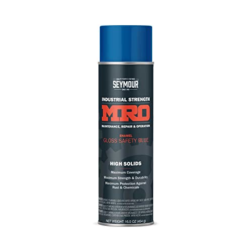 SEYMOUR 620-1427 Industrial MRO High Solids Spray Paint, Safety Blue, 16 Fl Oz (Pack of 1) - Image 1