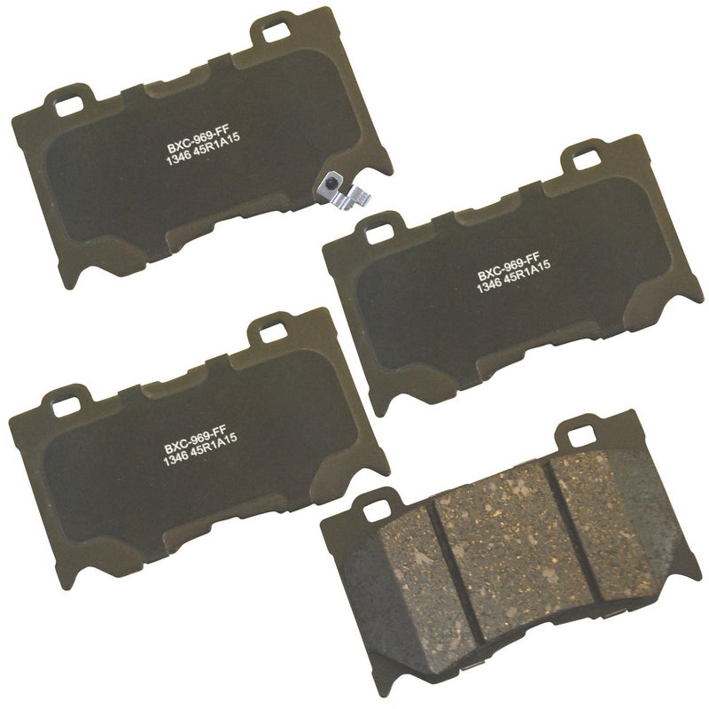 بنديكس وسادات فرامل أمامية سيراميكية Bendix Premium SBC1346 لموديلات مختارة INFINITI FX50 G37 M37 M56 Q50 Q60 Q70 Q70L QX70 Nissan 370Z Z - Image 1