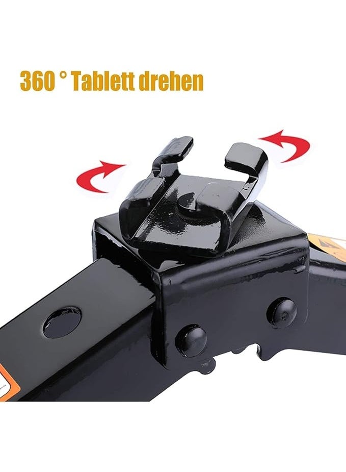 مجموعة طوارئ الطريق المتكاملة - كوريك رفع سيارات قوي مع مفتاح فك إطارات قابل للتمديد - طقم تغيير العجلات الاحترافي برؤوس متعددة الاستخدام - عِدّة طوارئ قوية وسهلة الاستخدام - Image 5