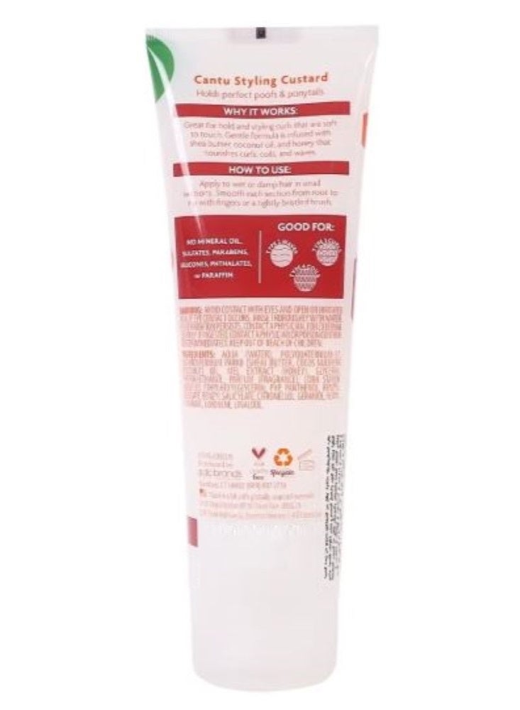 Cantu For Kids Styling Custard Hair Cream White Gentle Care Of Children's Curls Coils & Waves 227grams - Image 2