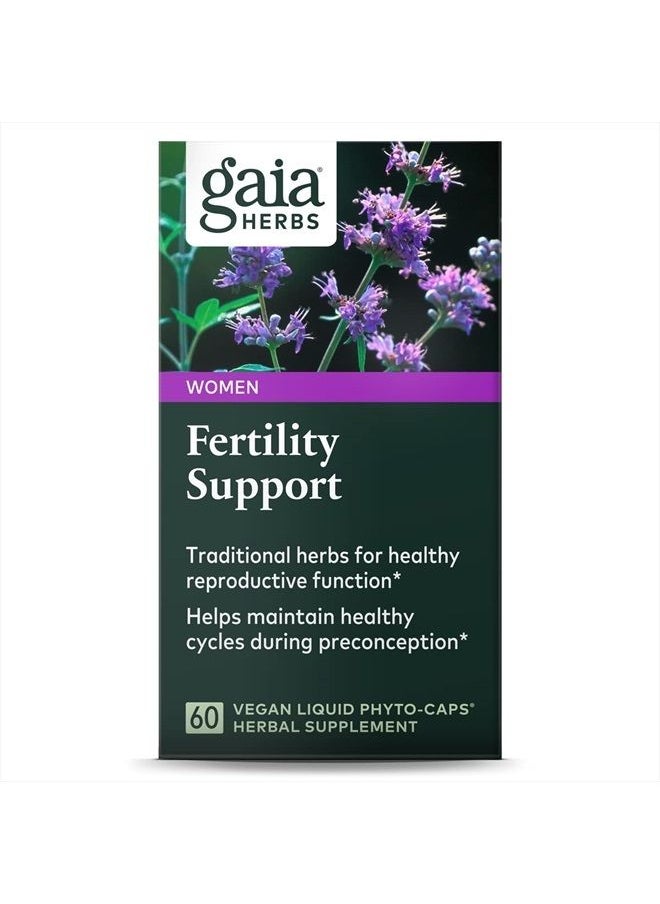 Gaia Herbs Fertility Support for Women 60 Count, 60 CT  - Image 3