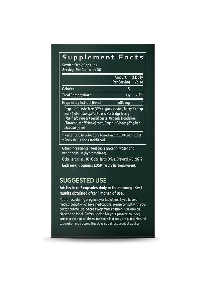 Gaia Herbs Fertility Support for Women 60 Count, 60 CT  - Image 2