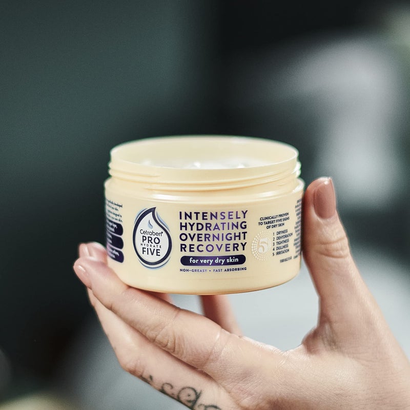 cetraben Pro Hydrate Five Body Moisturising Overnight Recovery 150 ml with Ceramides and Vitamin B5, Perfect for Dry Skin, Vegan Friendly, Cruelty Free - Image 5