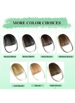 NAYOO Clip in Bangs - 100% Human Hair Bangs Clip in Hair Extensions  - Image 4