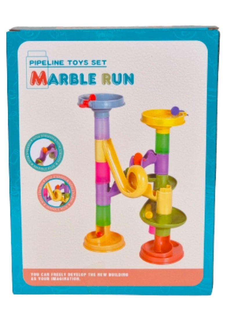 33 Pcs Marble Run Building Construction Block Sets Early Educational Toy For Kids  - Image 3