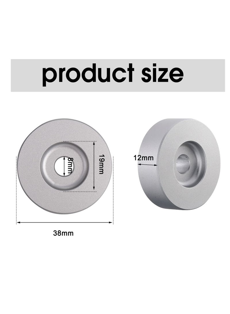 SYOSI 45 Rpm Adapter, Fit 7 Inch Vinyl Record Players Technics Turntables Solid Aluminum Dome, Silver - Image 4