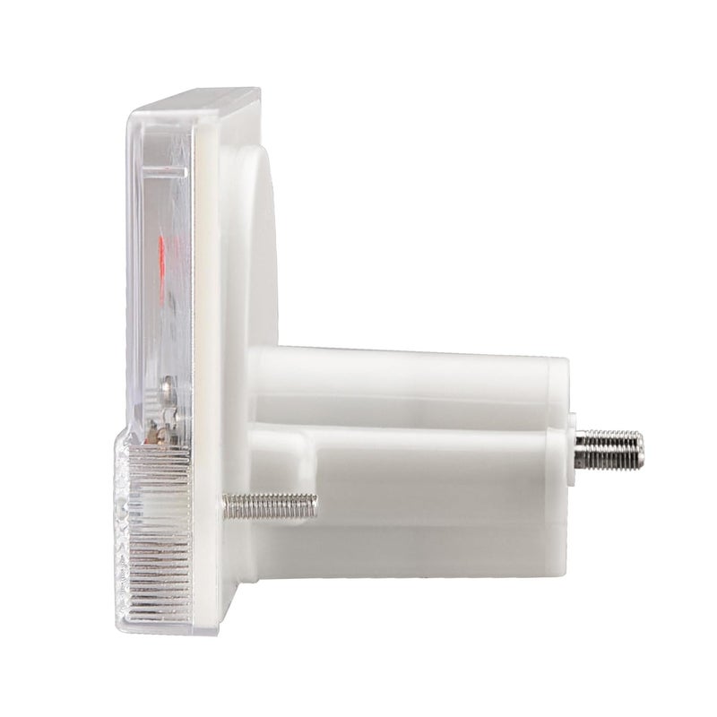 Heschen 85C1-500mA مقياس تيار مستطيل مثبت على اللوحة مقياس أمبير DC 0-500 mA فئة 2.5 أبيض - Image 4