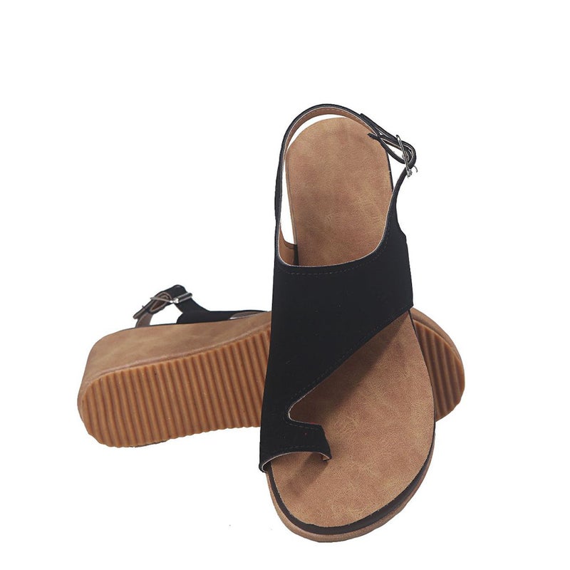 Simple Slipsole Shoes Fashion Sandal High Heel Sandals Footwear for Women Girl Lady (Black 36 Yards 6US,3.5UK，36.5EU,9.039Inch) - Image 3