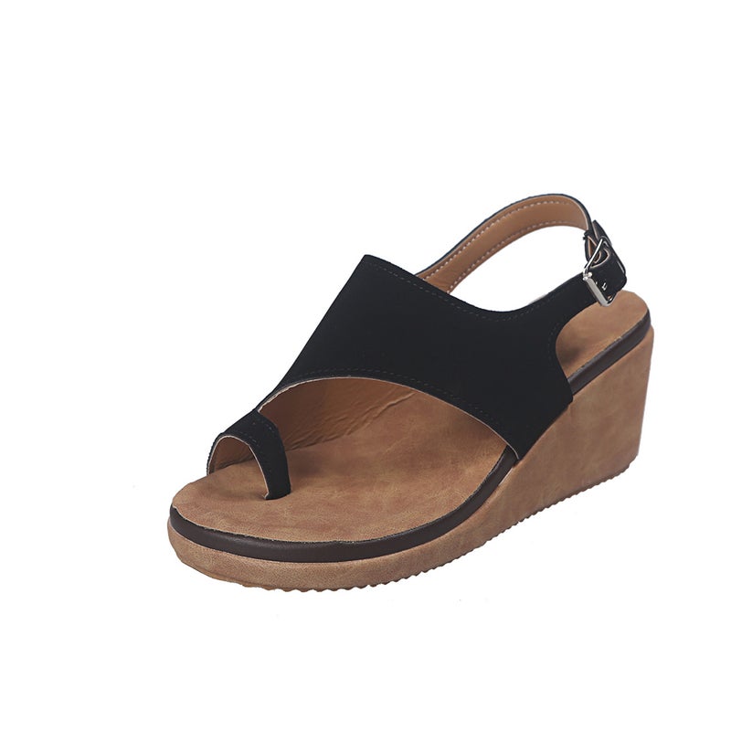 Simple Slipsole Shoes Fashion Sandal High Heel Sandals Footwear for Women Girl Lady (Black 36 Yards 6US,3.5UK，36.5EU,9.039Inch) - Image 5