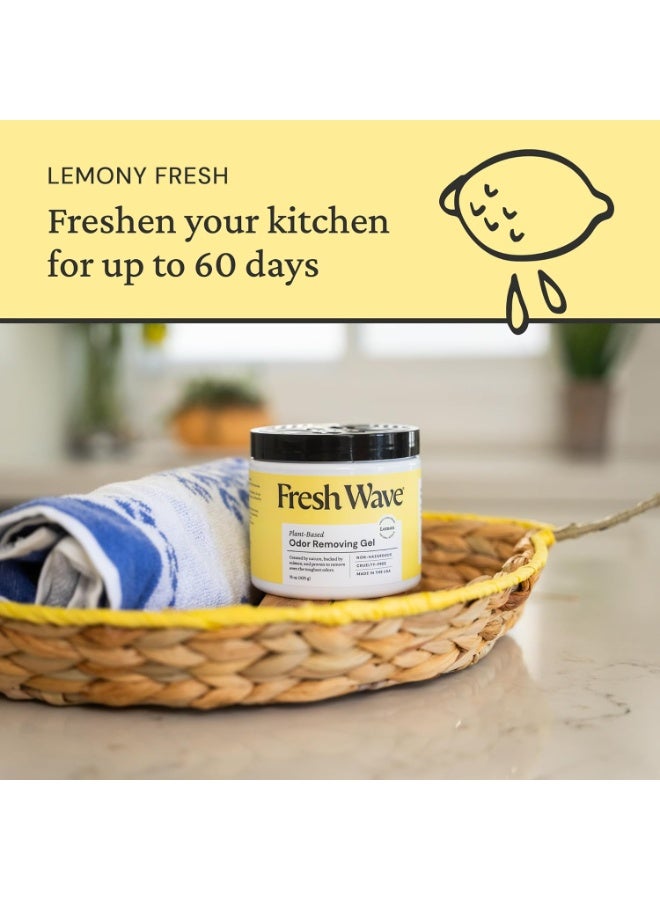فريش ويف جل مزيل للروائح ومزيل للروائح بخلاصة الليمون النباتية 425 جرام - Image 5
