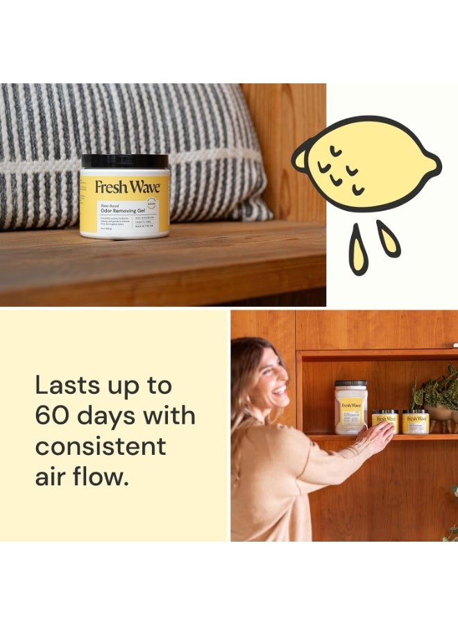 فريش ويف جل مزيل للروائح ومزيل للروائح بخلاصة الليمون النباتية 425 جرام - Image 3