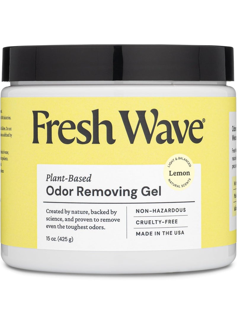 فريش ويف جل مزيل للروائح ومزيل للروائح بخلاصة الليمون النباتية 425 جرام - Image 1