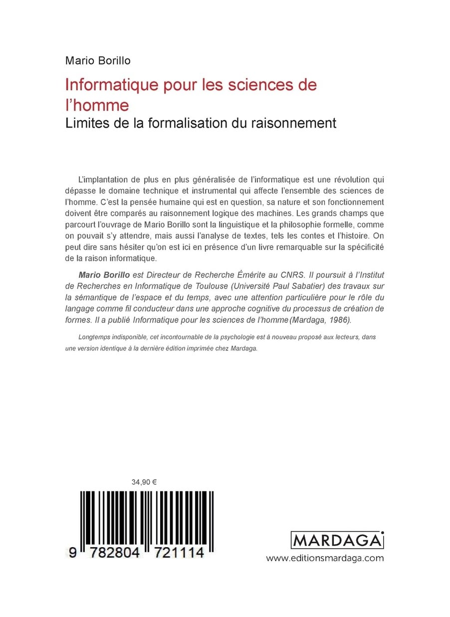 Informatique pour les sciences de l'homme: Limites de la formalisation du raisonnement  - Image 2