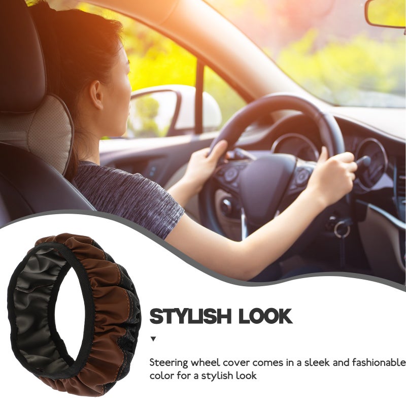2pcs Car Steering Wheel Auto Interior Steering Wheel Protective For Car - Image 3