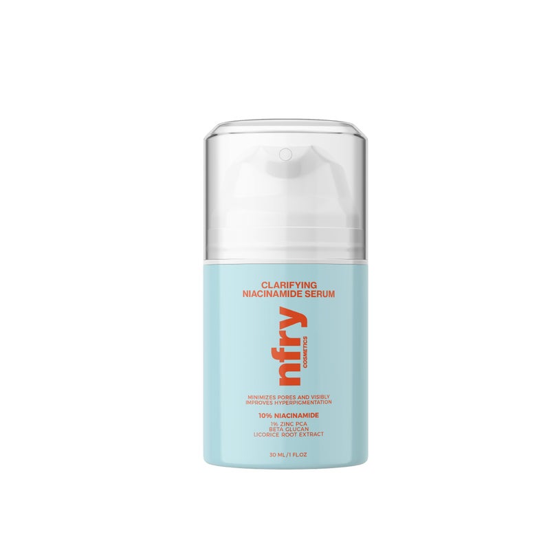 Clarifying Niacinamide Serum 10% with Zinc, Beta Glucan and Licorice Extract for Hyperpigmentation and Pore Control, 30 ml