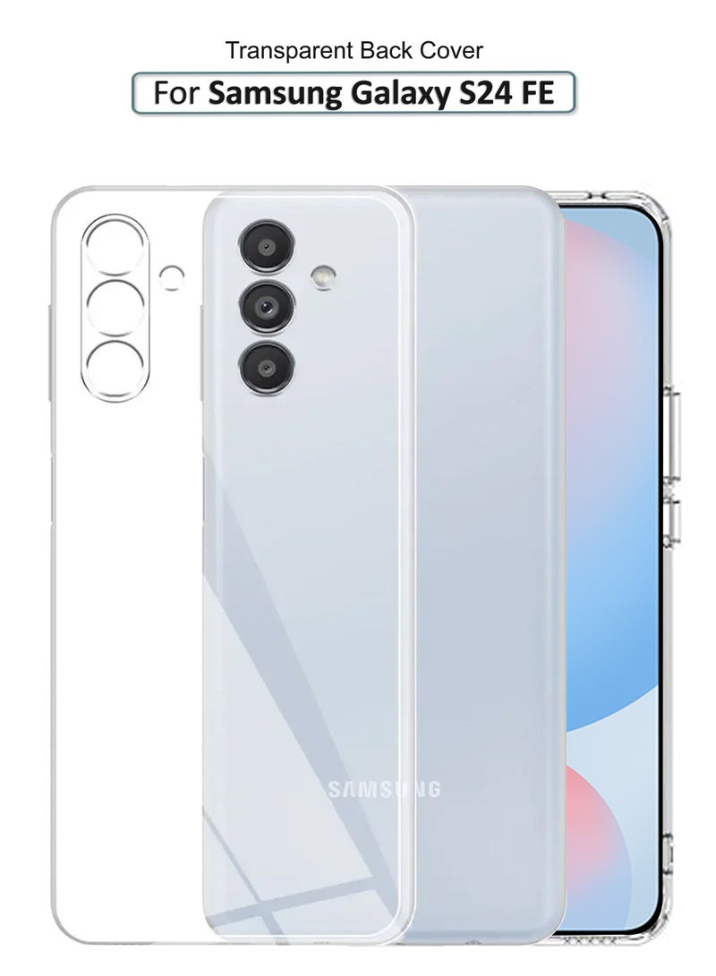 My Choice For Samsung Galaxy S24 FE Shock Proof Case Cover - Ultra Clear, Durable & Accurate Cut-outs - Scratch, Dust & Smudge Protection - Clear Silicon Back Cover for Samsung Galaxy S24 FE - Image 1