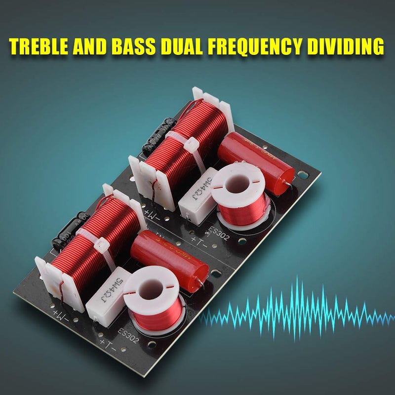 2 Way Hi Fi Audio Crossover Filter Frequency Divider Board Treble Bass Module - Image 5