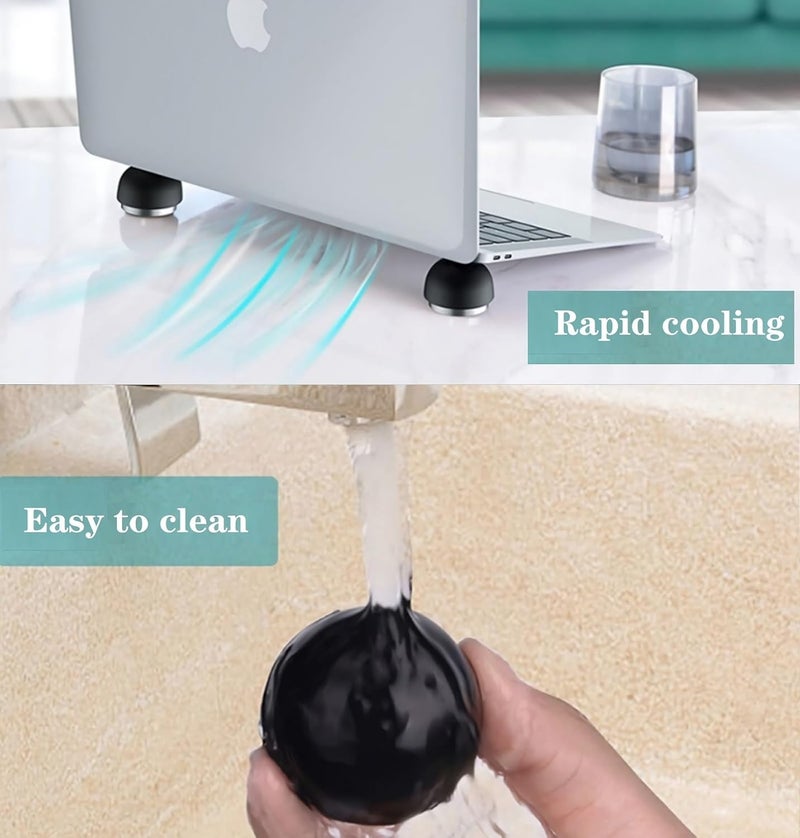 LVSU Laptop Cooling Pad,Small Laptop Cooling Stand Invisible Cooler Ball for Notebook Computer - Image 3