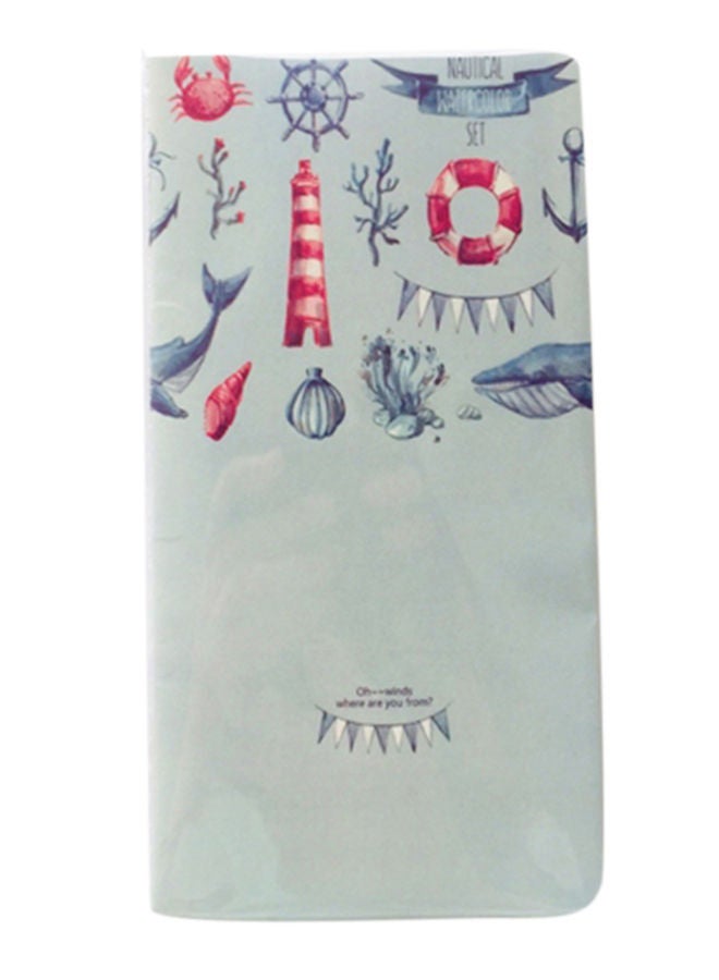 NIBEMINENT 2-Piece Animals Plants School Stationery Notepad Set Multicolour