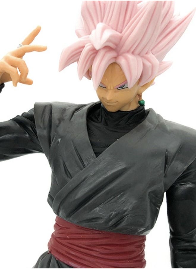 Dragon Ball Super - Dragon Ball Super Super Saiyan Rose Goku Black Action Figure, Son Goku Model Toy, Anime Realistic Model Ornament, Super Collectible Model Statue Anime Figure Toy 31.5CM - Image 1