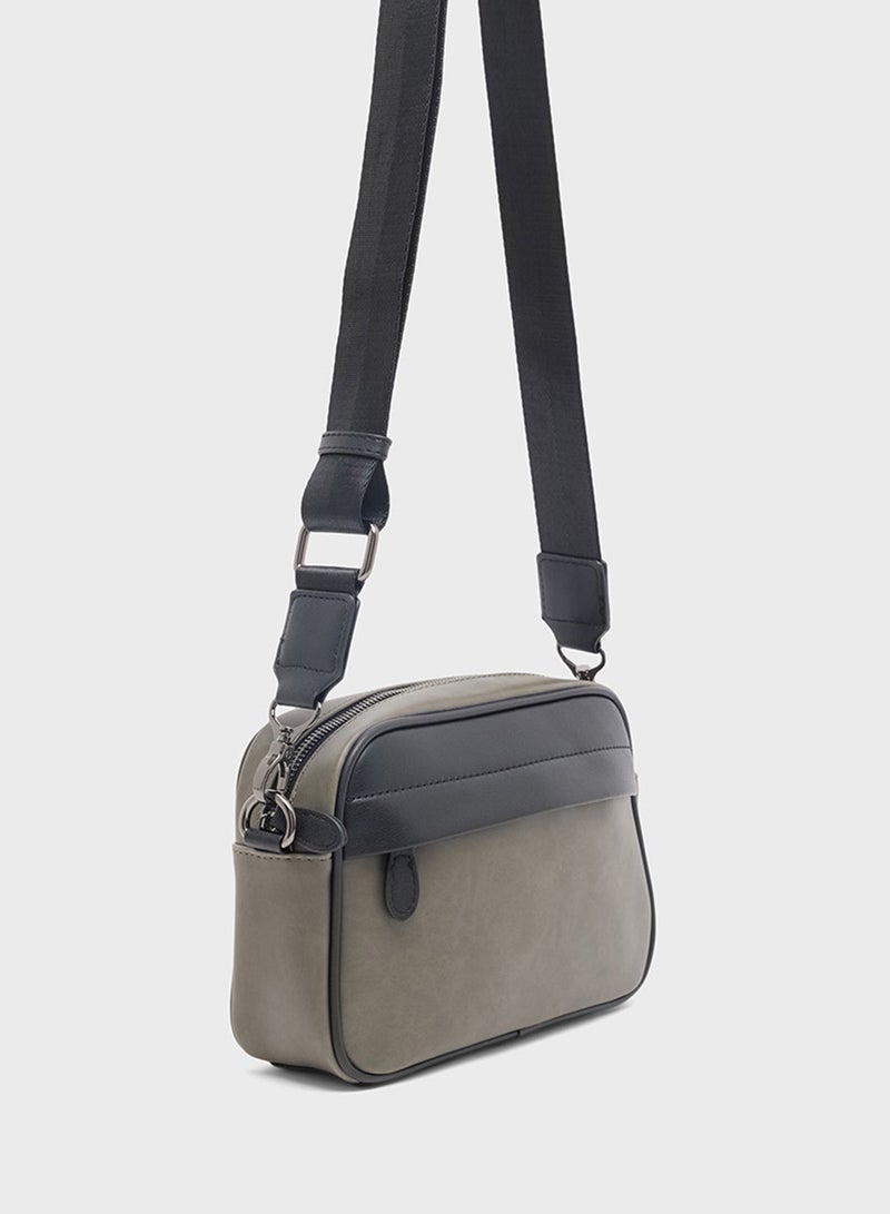 Robert Wood Cross Body Messenger  - Image 3