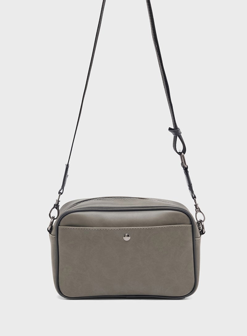 Robert Wood Cross Body Messenger  - Image 2