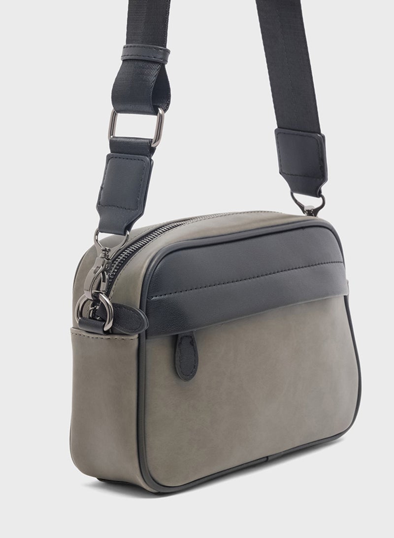 Robert Wood Cross Body Messenger  - Image 4
